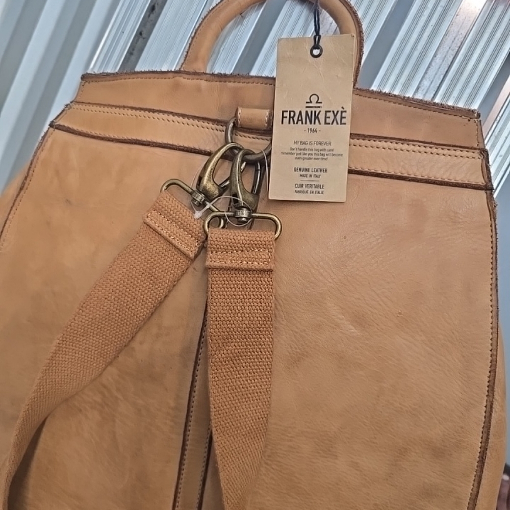 Frankie Exe genuine leather backpack new